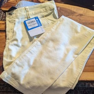 NWT Columbia women's yellow lightweight pants